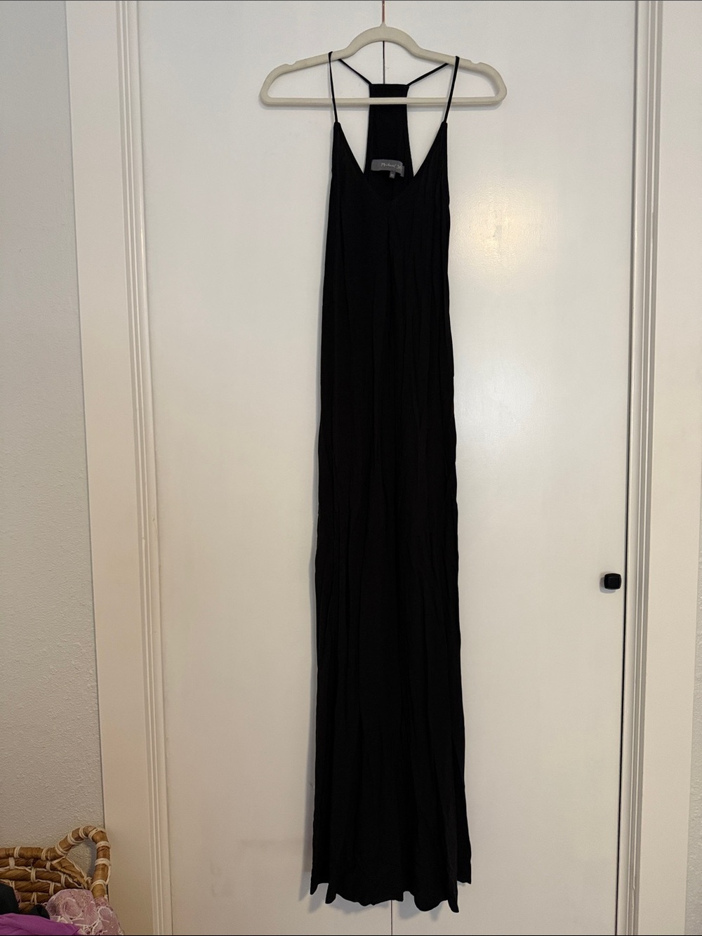 Women’s Black Maxi Slip Dress